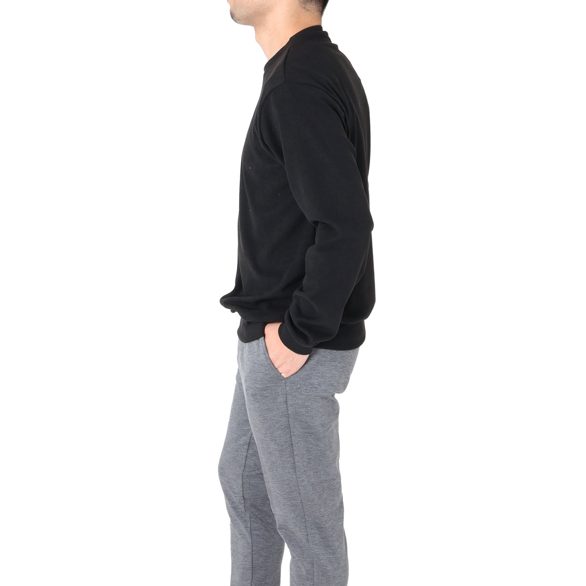 アンティーチポ / ベロアジャージー クルーネック ロングスリーブ Tシャツ/NEBBIOLO LUNGO comfort pile