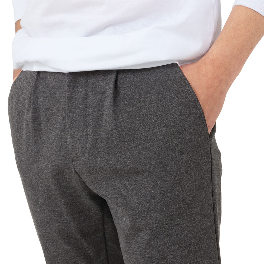 ジーティーアー / EASY CARE JERSEY 1プリーツ 裾リブ パンツ(Waist Comfort Band)/GIORGINO 27950
