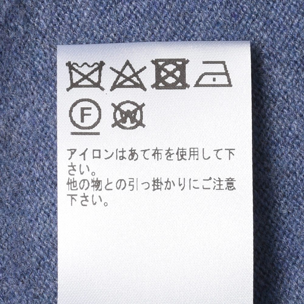 FEDELI(フェデリ) ハイゲージカシミアソリッドクルーネックニット ARG.SLIM ML.