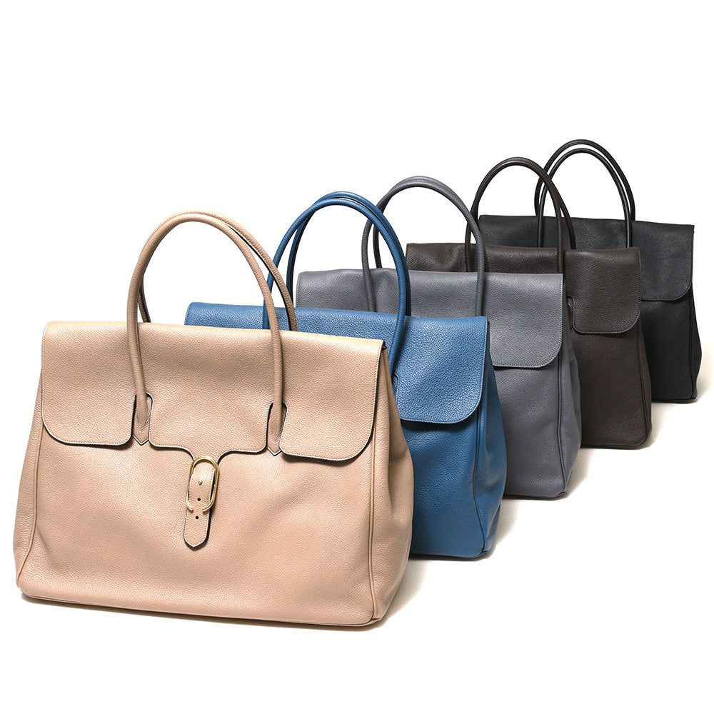 Cisei(シセイ/チセイ) シュリンクレザーフラップトートバッグ/Lサイズ 983/LD