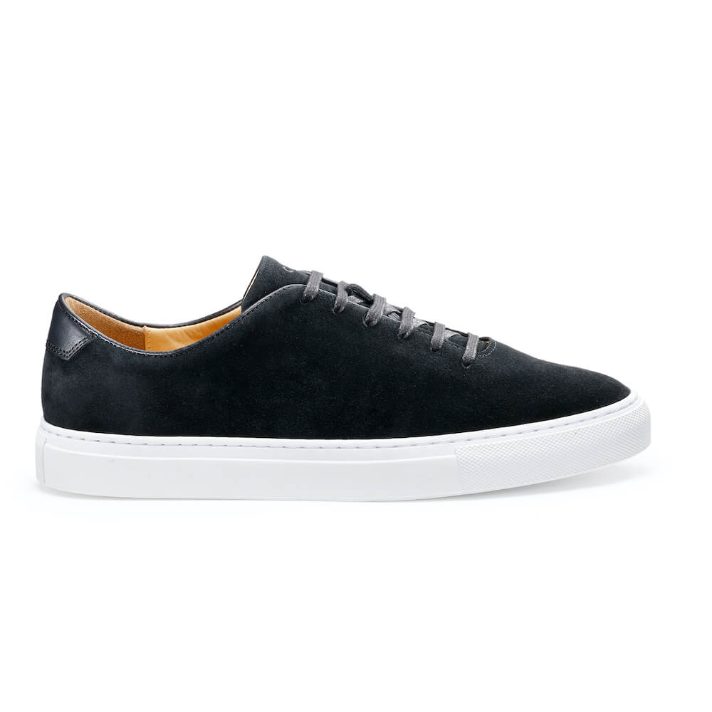 シーキューピー / スウェード レースアップ スニーカー/GENOA/NERO