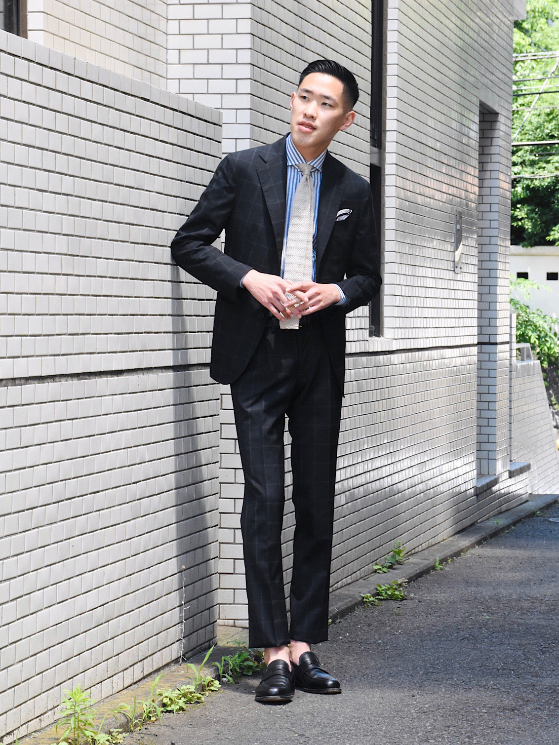 ASCOT / シルク ニットタイ(Germany made)