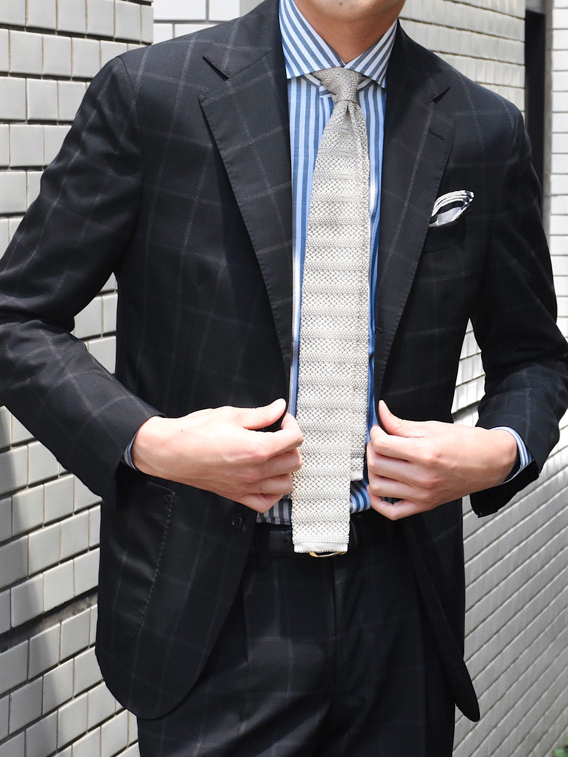 ASCOT / シルク ニットタイ(Germany made)
