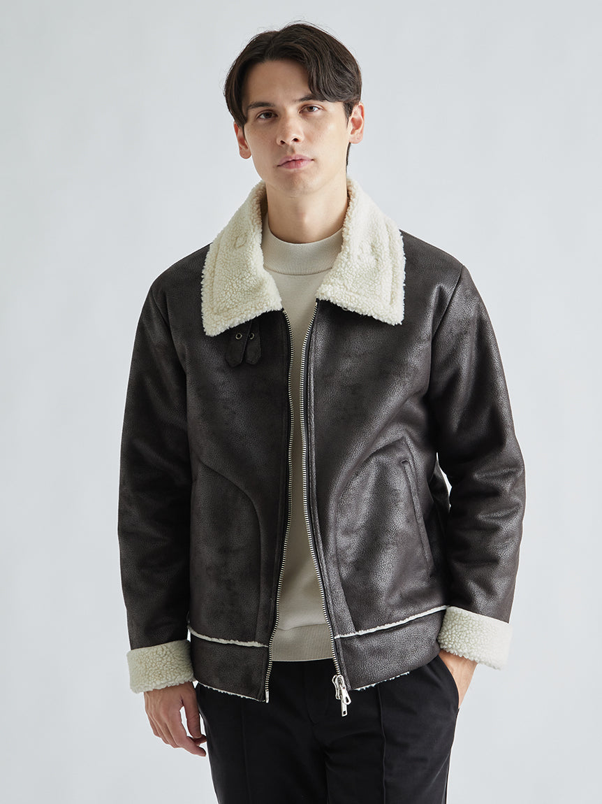 アウール / FAKE MOUTON JACKET