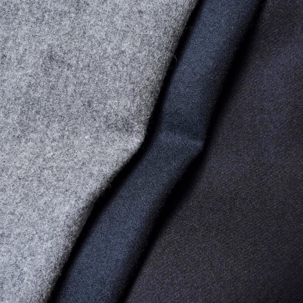 guji(グジ) ウールフランネルソリッド3B1プリーツスーツ(MADE BY RING JACKET / CARLO BARBERAファブリック使用)