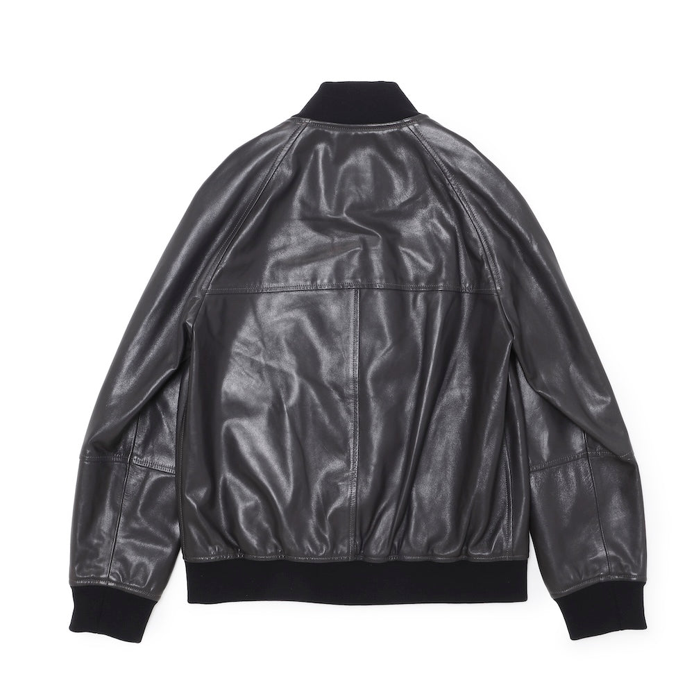 エンメティ / 【着数限定販売】BR別注 スペシャルナッパレザー ジップアップ ブルゾン/TAYLOR_BR/ANTRACITE H