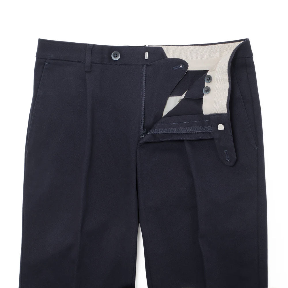 ジーティーアー / ストレッチ コットンツイル 1プリーツ パンツ(Waist Comfort Band)/fedelico 01 RE 27805