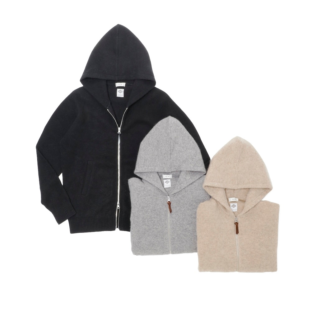 Feather light Cashmere Zip Hoodie 26502030
