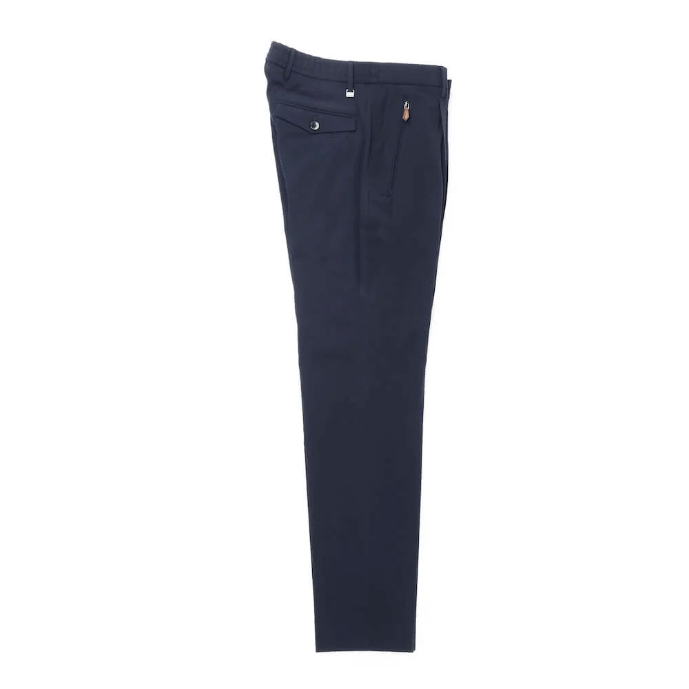 ピーティートリノ / ブラッシド ストレッチ ギャバ 1プリーツ ジップポケット付き パンツ/SOFT FIT/COHSBRZENCL1 NEW BERLIN IT19