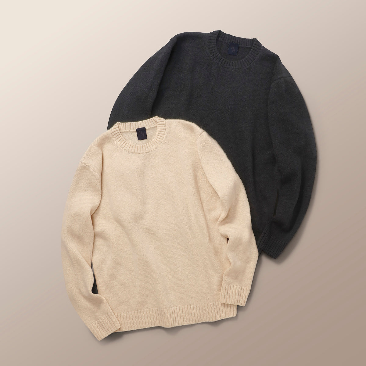 ビーアール バイ ビー・アール・ショップ / ウールカシミア 甘編み クルーネック ニット/BR_02/2026AWKNITBR_02