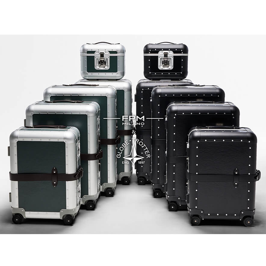 FPM Milano × GLOBE-TROTTER 旅を愛する大人へ贈る特別なラゲッジが登場