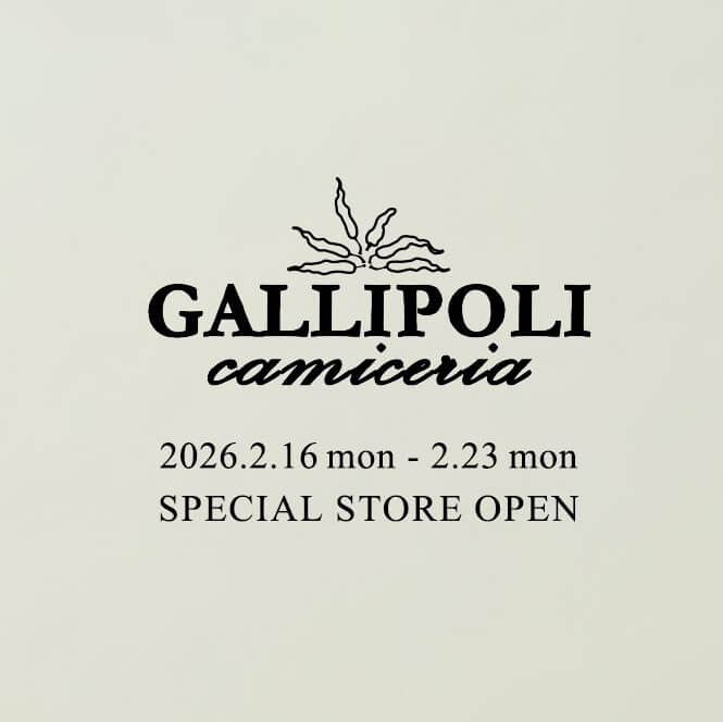 BR × GALLIPOLI camiceria コラボレーションリネンシャツ 2月16日(月) 12:00 予約開始