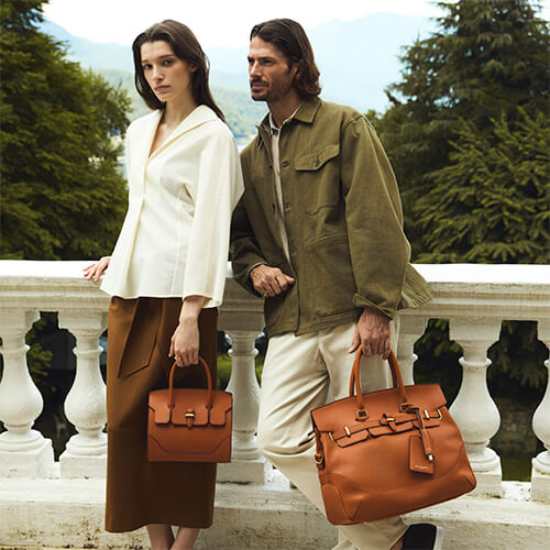 PELLE MORBIDA フィレンツェの赤煉瓦を彷彿とする「FIRENZE」コレクションが登場