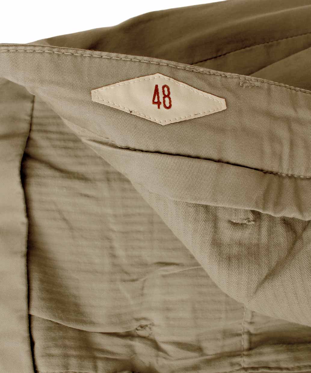 BRIGLIA 1949 BG07 コットンストレッチ ワンプリーツ テーパードパンツ【B.R.CHANNELご紹介モデル】