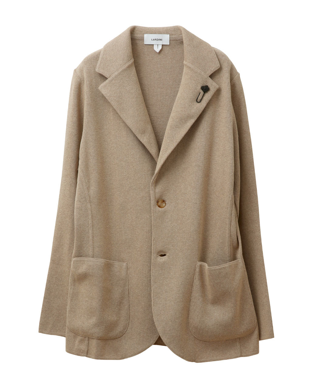 LARDINI コットンニット シングル 2B ジャケット