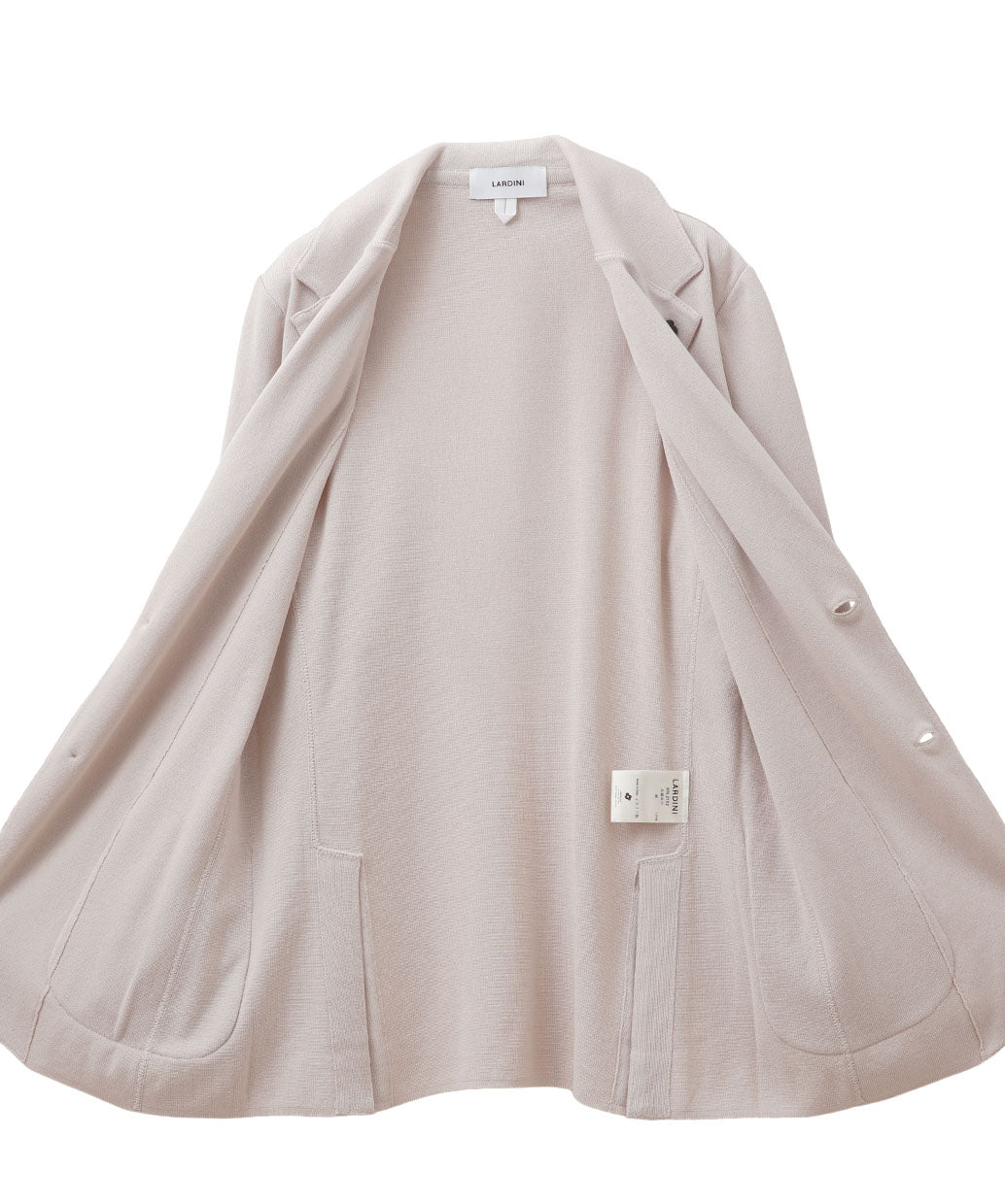LARDINI コットンニット シングル 2B ジャケット