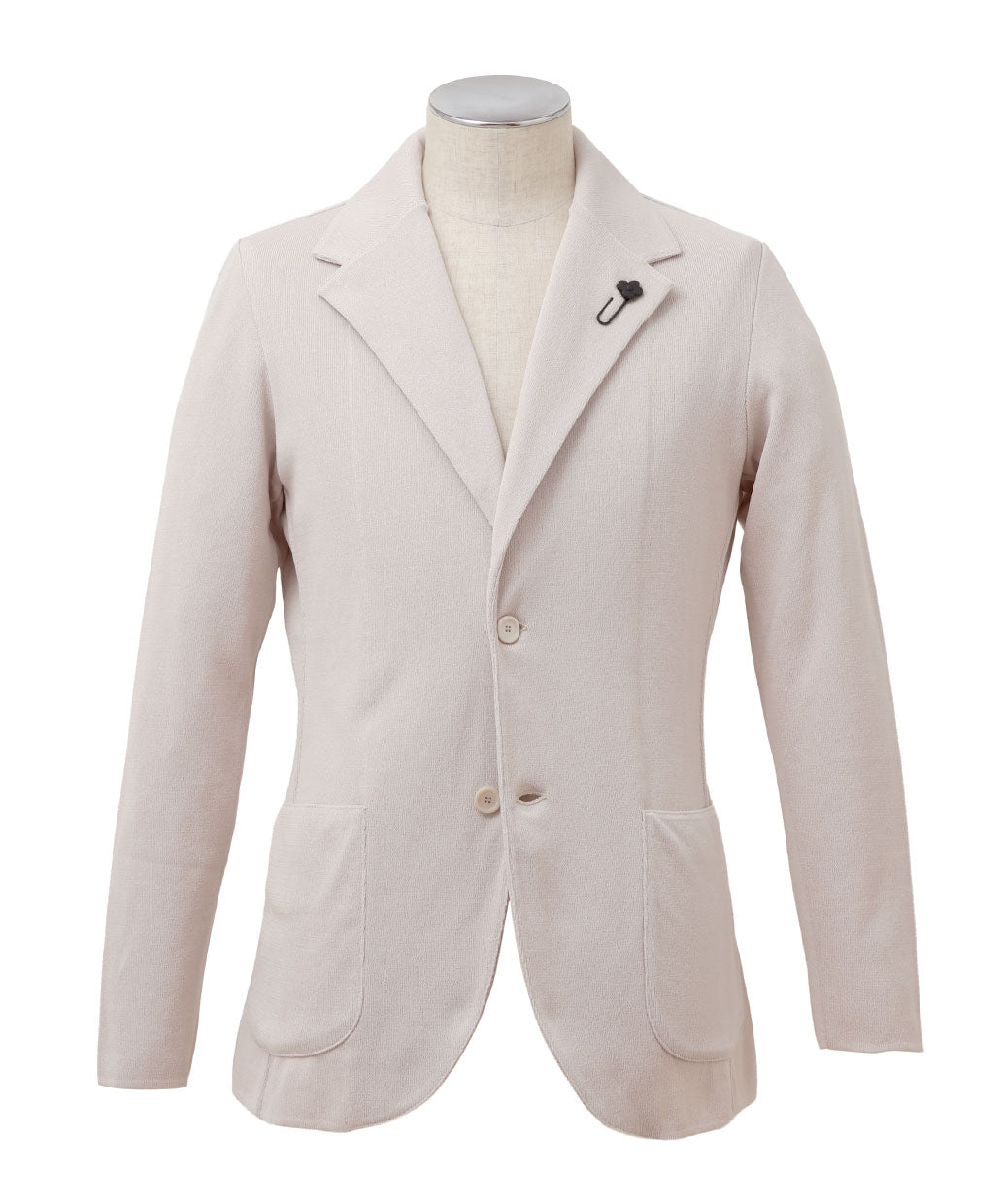 LARDINI コットンニット シングル 2B ジャケット