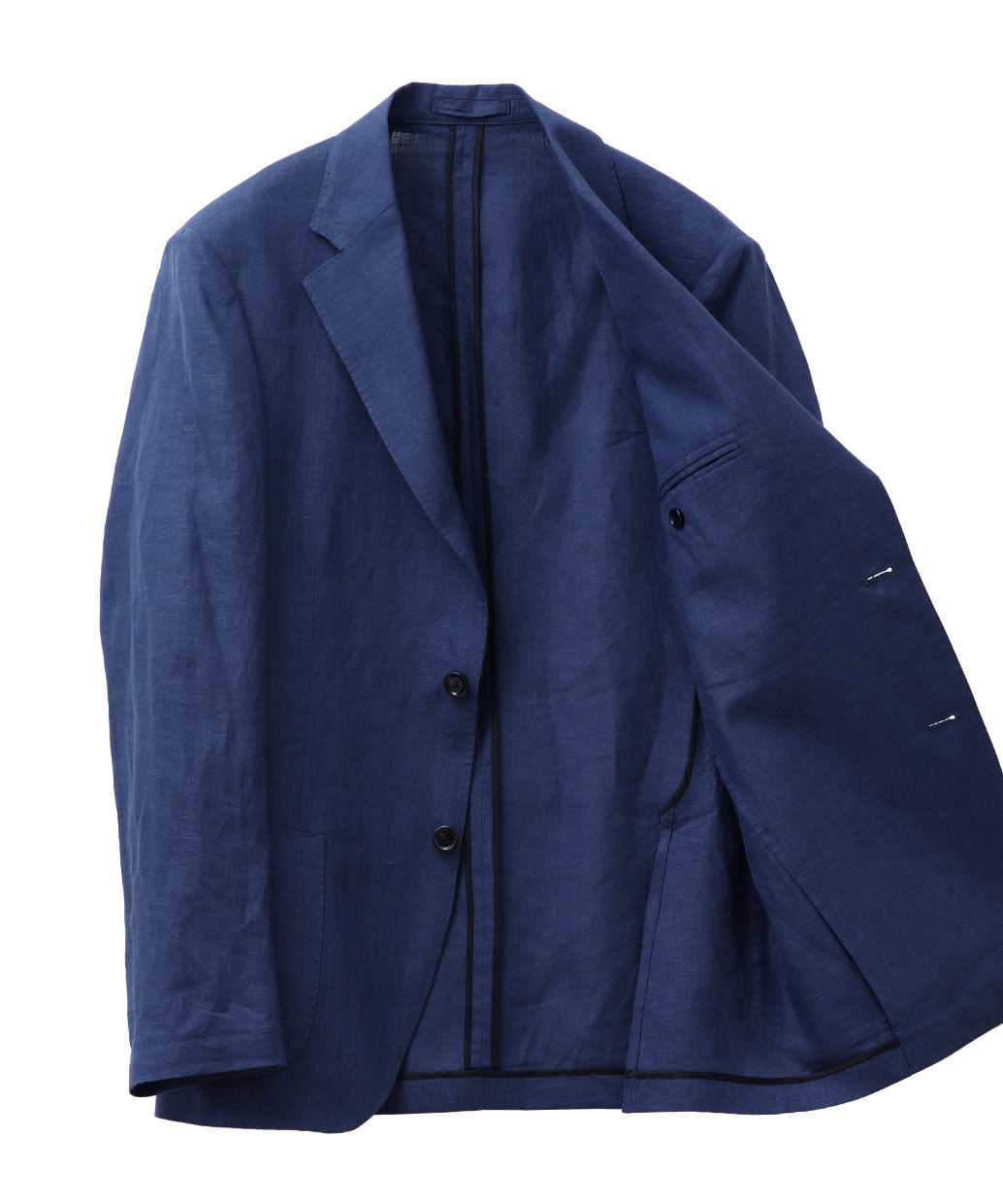 LARDINI リネン シングル ジャケット RIETI