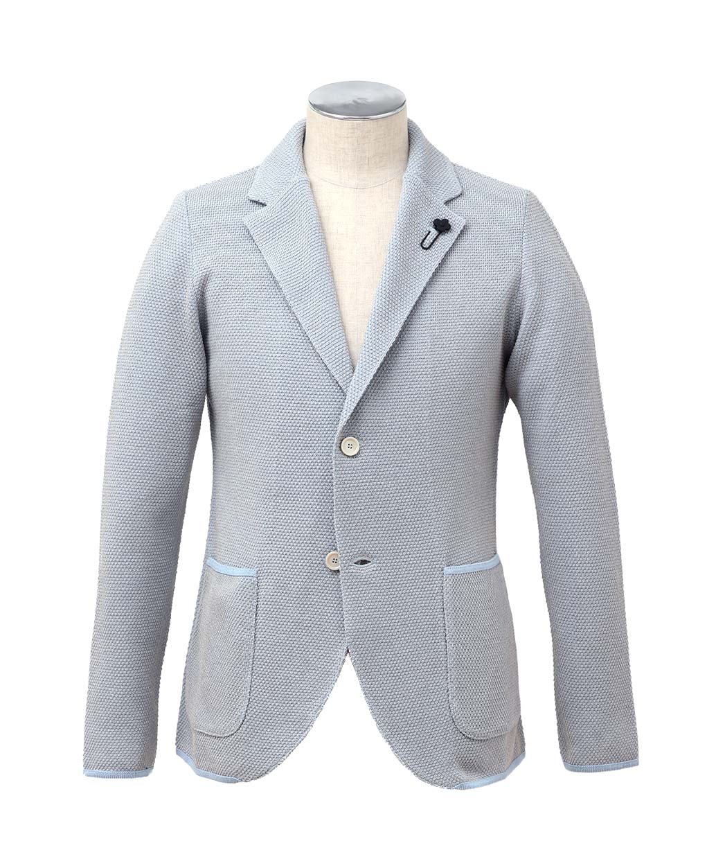 LARDINI コットン ニットジャケット