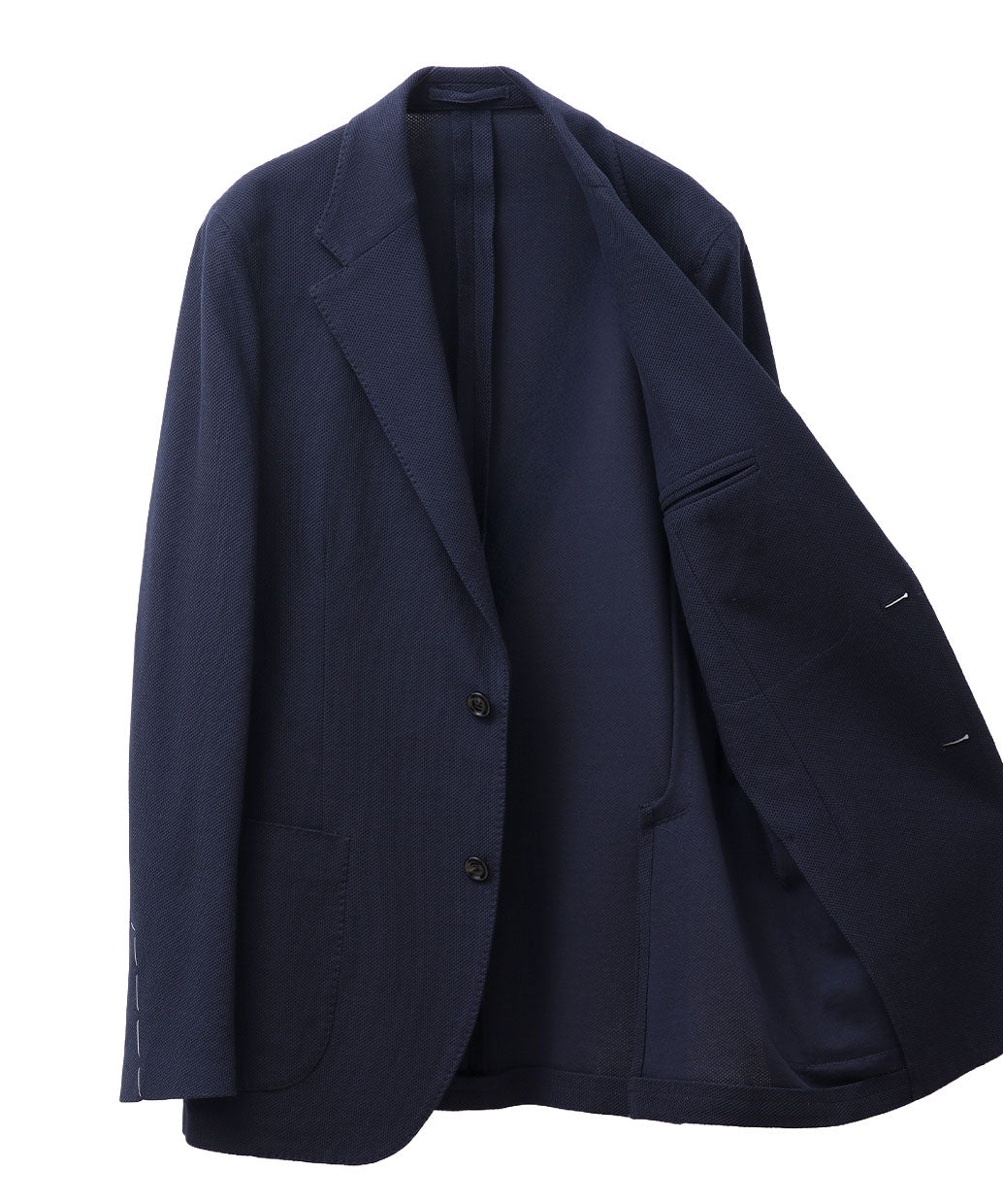 LARDINI Loro Piana コットン シングル ジャケット JERSEY