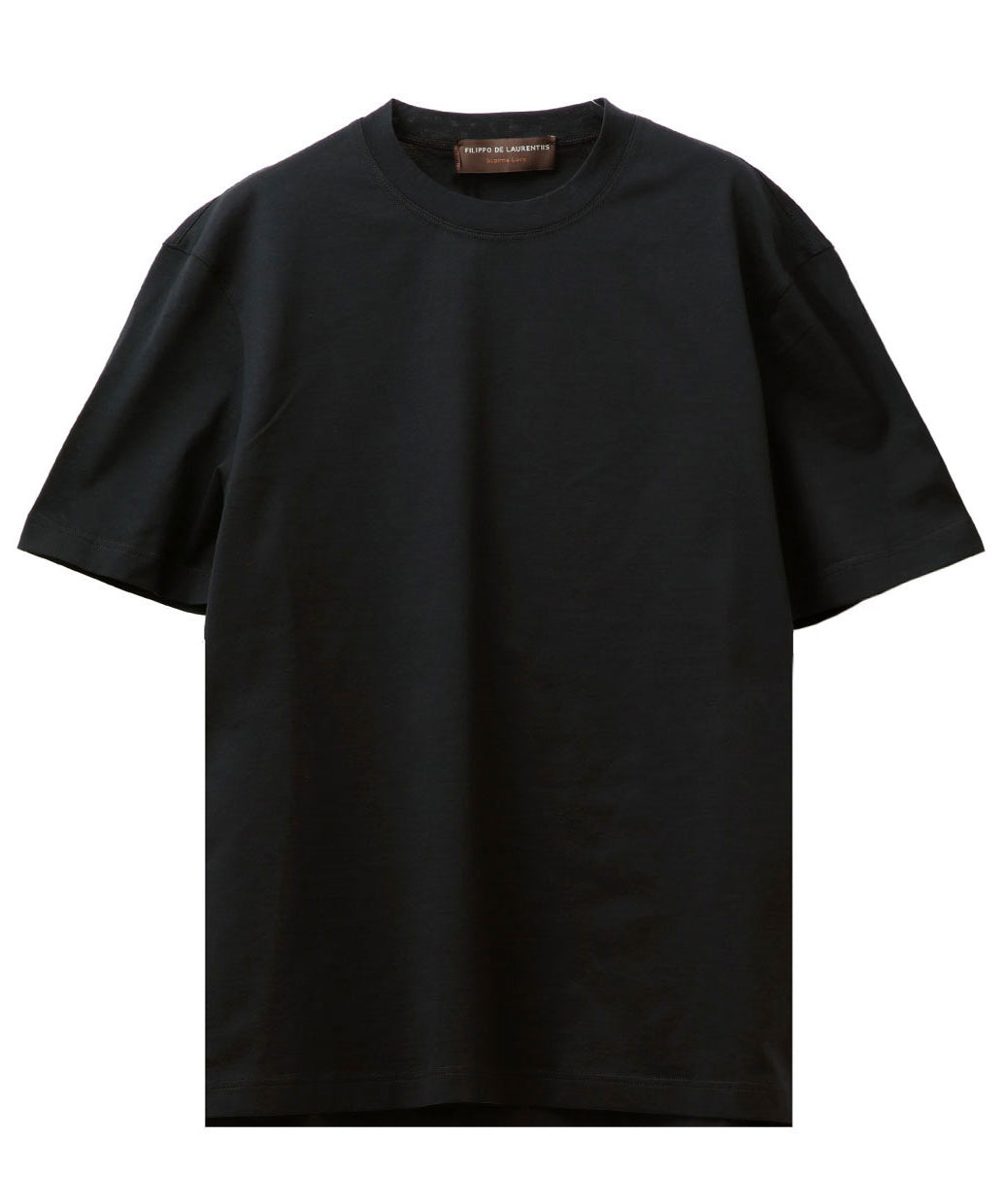 FILIPPO DE LAURENTIIS スーピマコットン ショートスリーブ クルーネックTシャツ【B.R.CHANNELご紹介モデル】