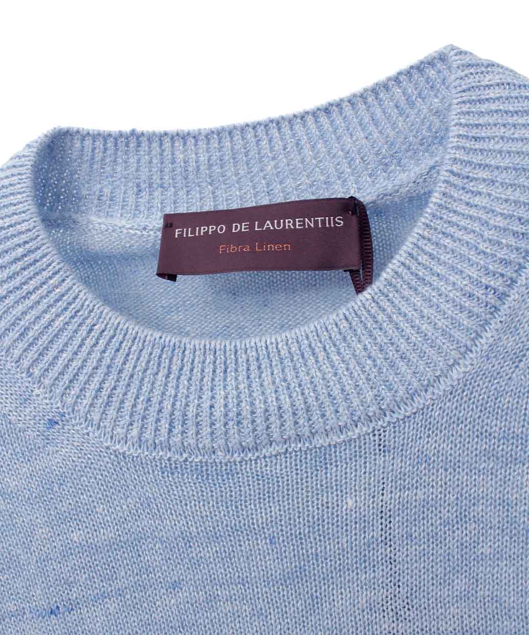 FILIPPO DE LAURENTIIS リネンコットン ニット【B.R.CHANNELご紹介モデル】