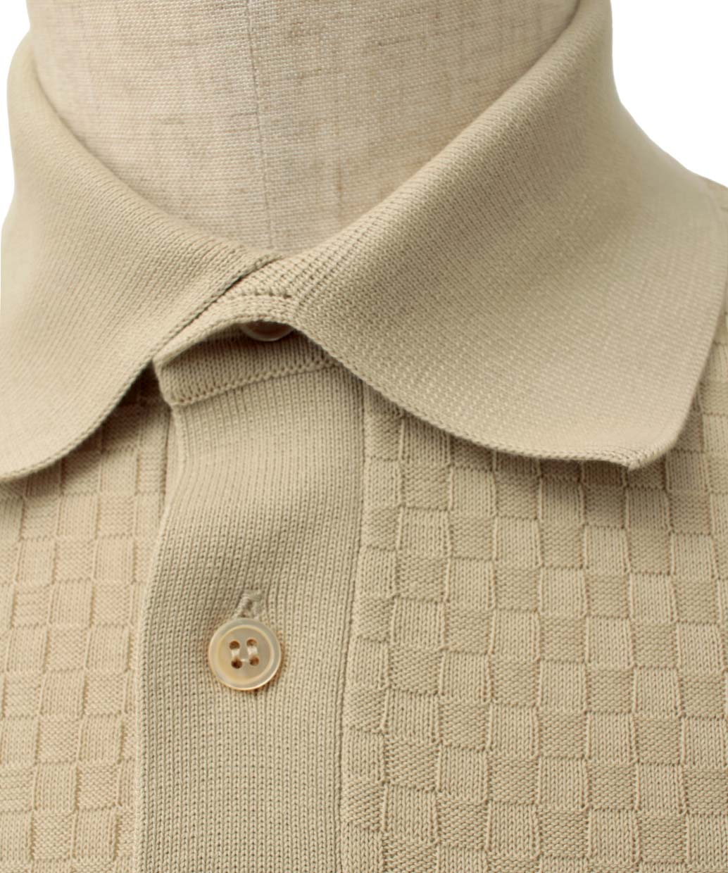 FILIPPO DE LAURENTIIS コットン 編地 ニットポロ