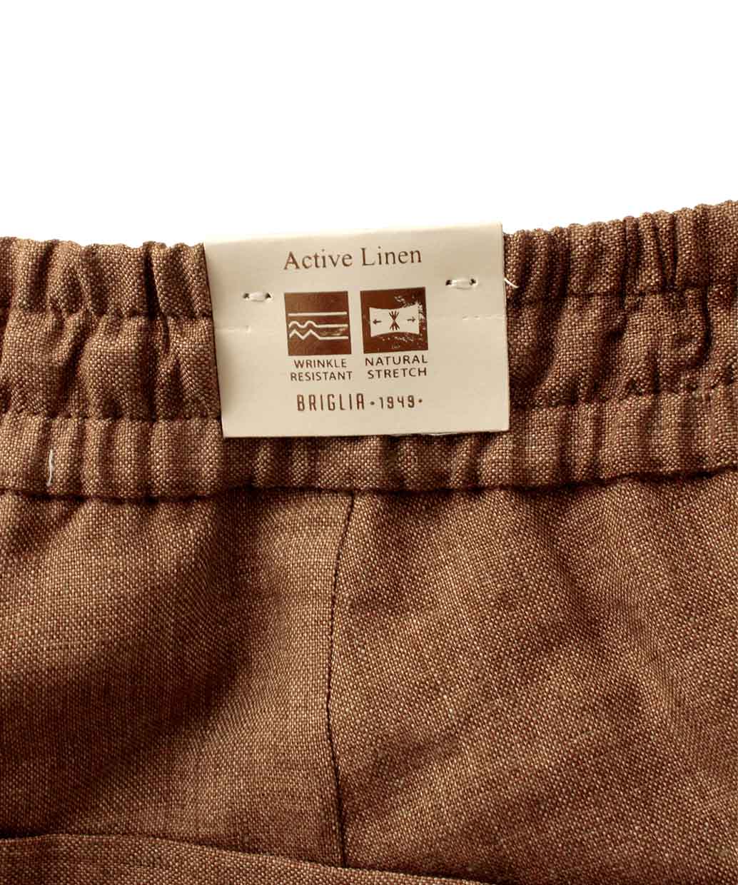 BRIGLIA 1949 WIMBLEDON Active Linen リネン ワンプリーツ イージーパンツ【B.R.CHANNELご紹介モデル】