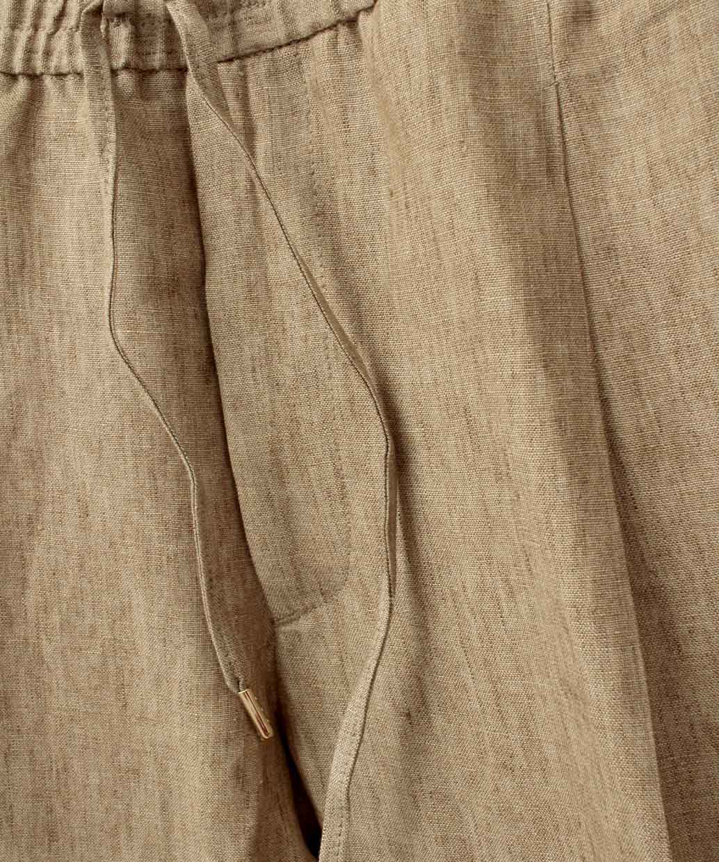 BRIGLIA 1949 WIMBLEDON Active Linen リネン ワンプリーツ イージーパンツ【B.R.CHANNELご紹介モデル】