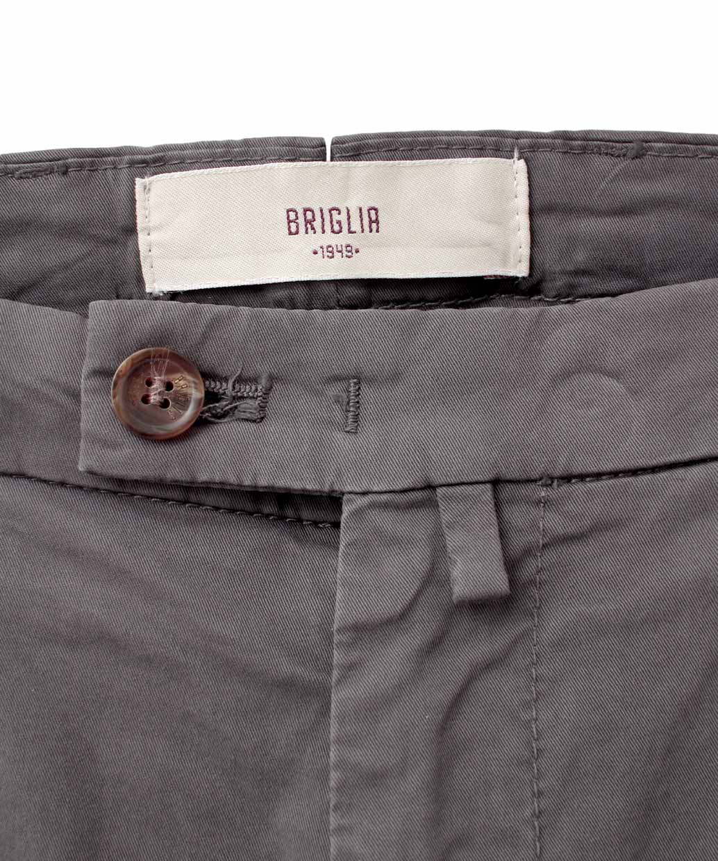 BRIGLIA 1949 BG101 コットンストレッチ ワンプリーツスリムショーツ【B.R.CHANNELご紹介モデル】