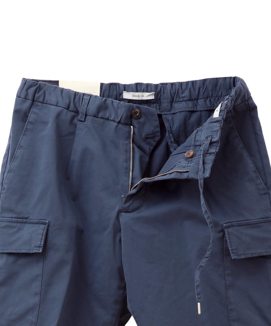 【再入荷】BRIGLIA 1949〈ブリリア 1949〉 NEWPORT コットンストレッチ スリムカーゴ ショーツ