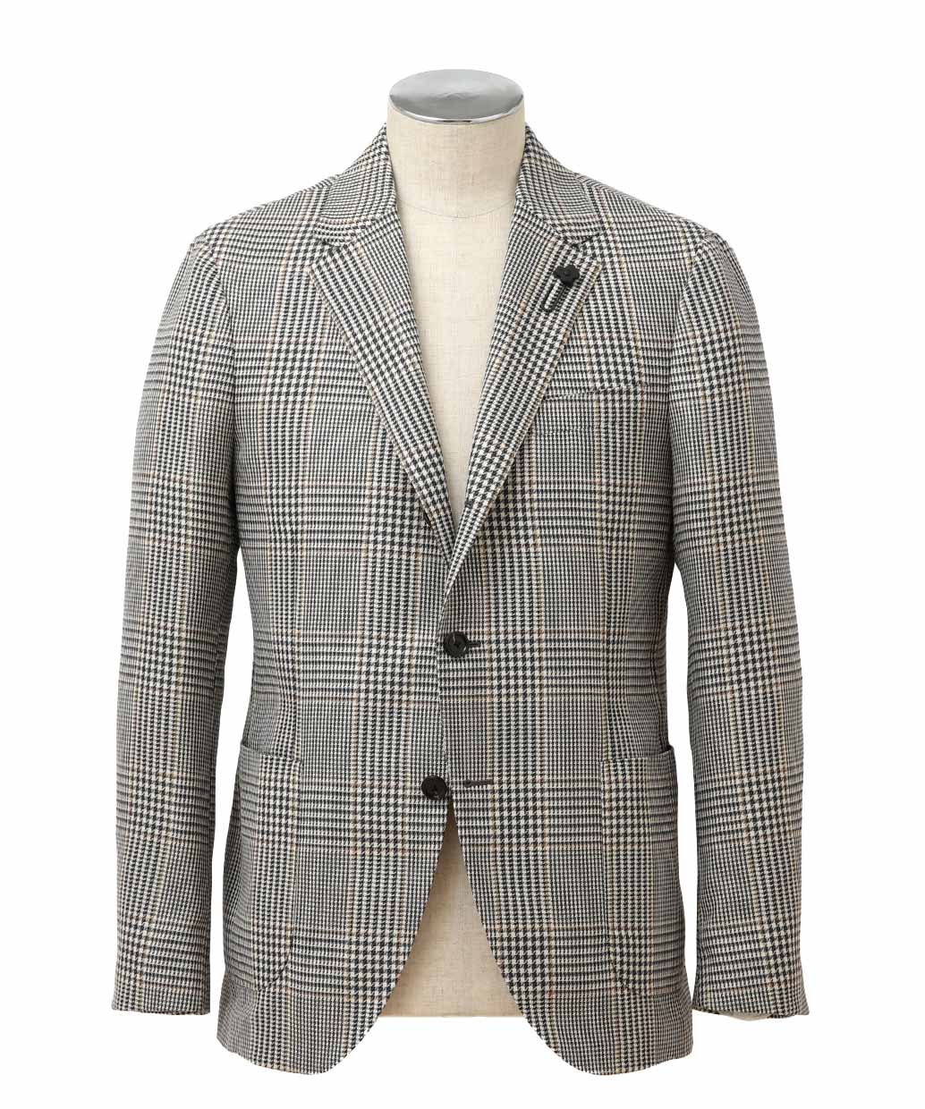 LARDINI ウールコットン シングル ジャケット  ADVANCE