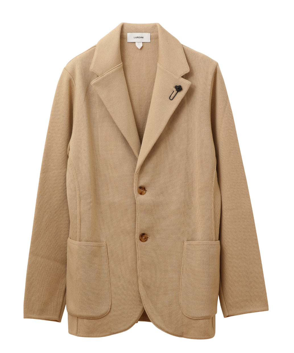 LARDINI ウール  シングル ニット ジャケット【B.R.CHANNELご紹介モデル】