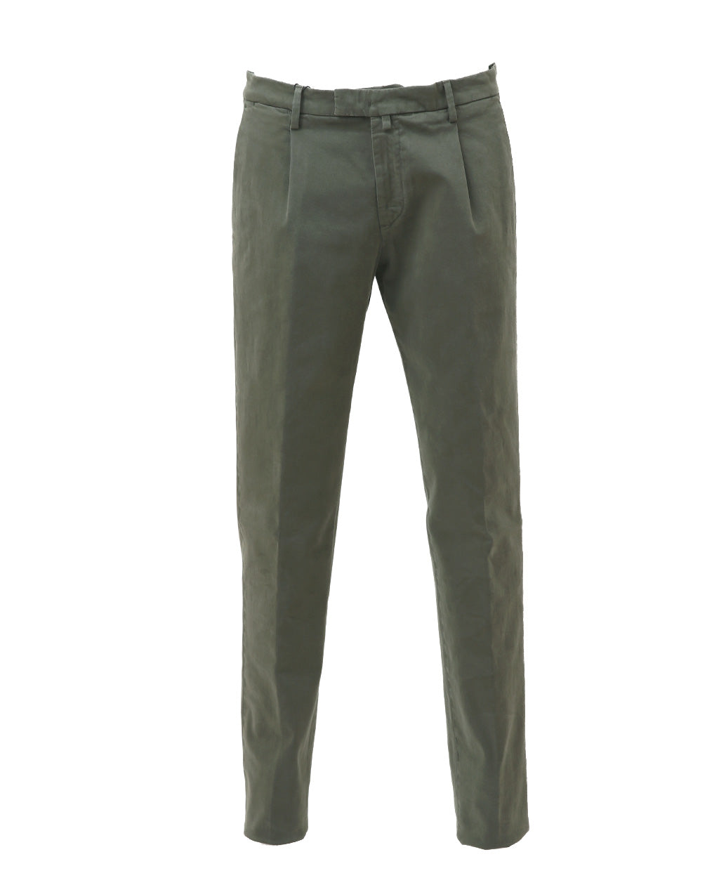 BRIGLIA 1949〈ブリリア 1949〉BG07 コットンストレッチ ワンプリーツ テーパードパンツ