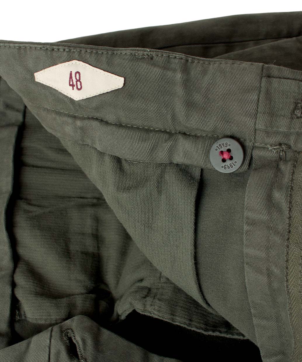 BRIGLIA 1949〈ブリリア 1949〉BG07 コットンストレッチ ワンプリーツ テーパードパンツ