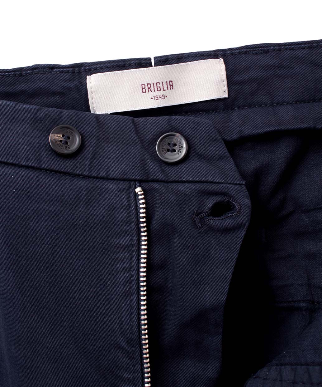 BRIGLIA 1949〈ブリリア 1949〉BG04 コットンストレッチ ノープリーツ スリムテーパードパンツ