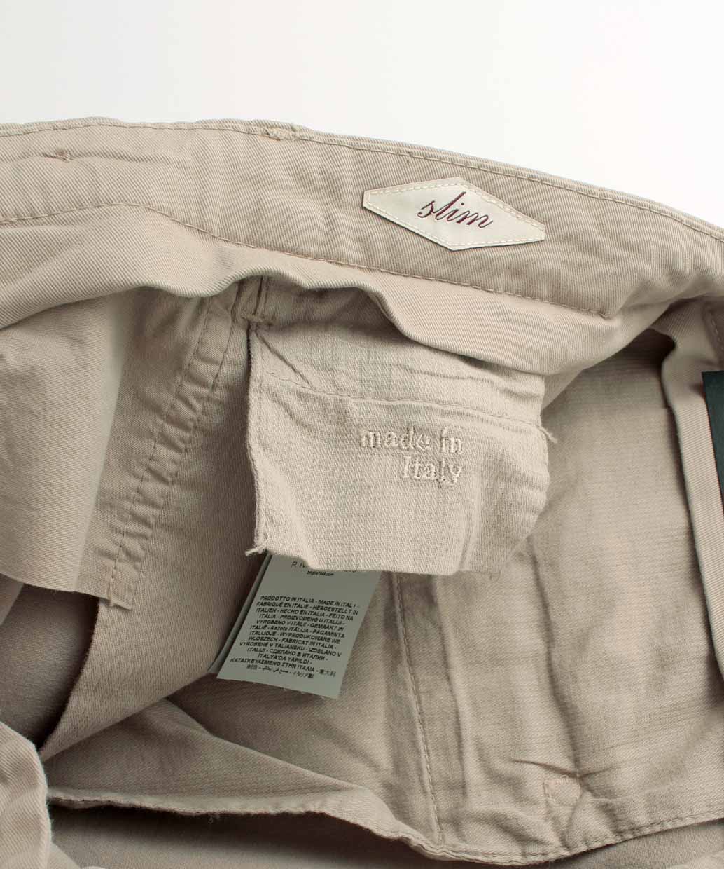BRIGLIA 1949〈ブリリア 1949〉BG04 コットンストレッチ ノープリーツ スリムテーパードパンツ