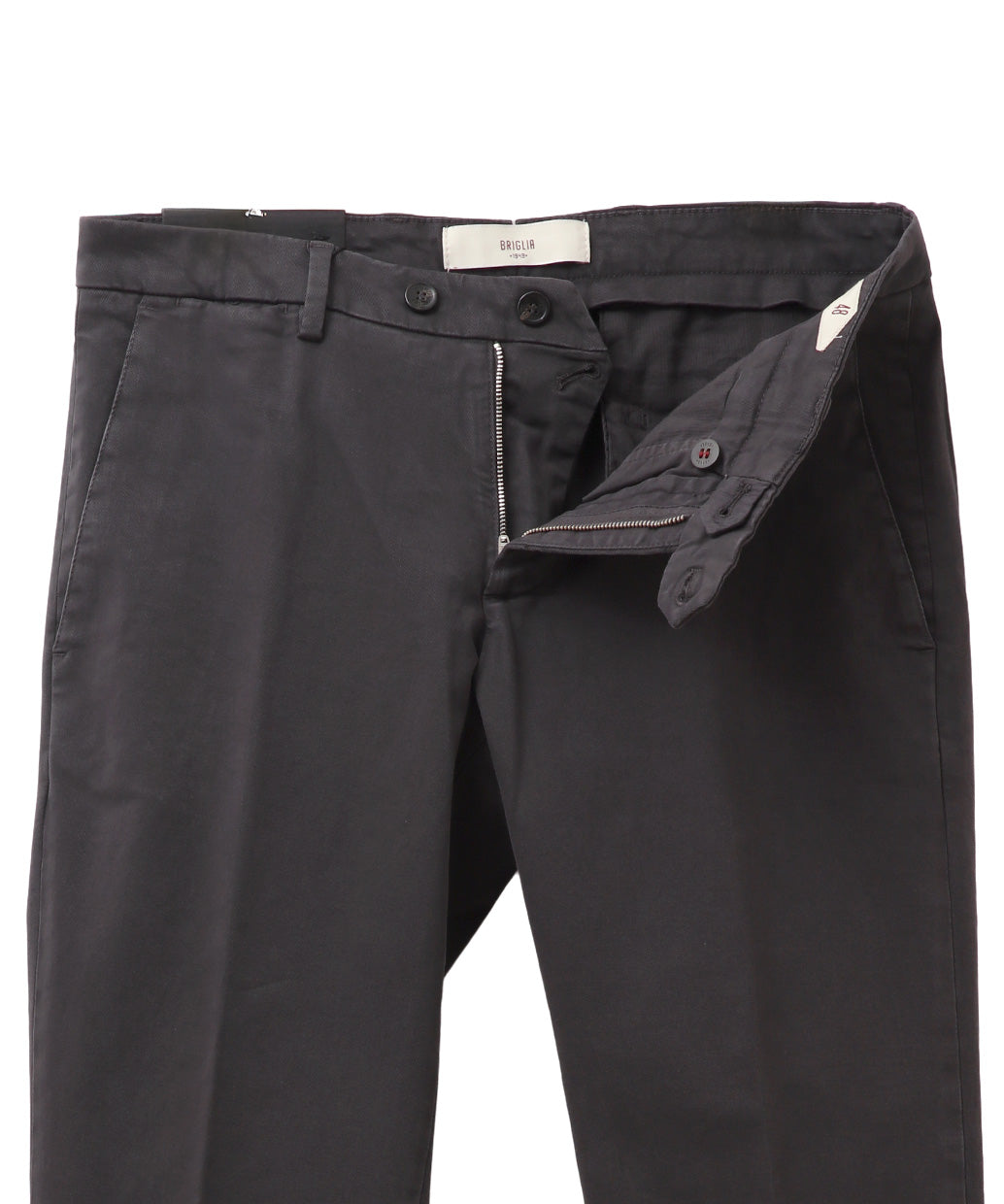BRIGLIA 1949〈ブリリア 1949〉BG04 コットンストレッチ ノープリーツ スリムテーパードパンツ