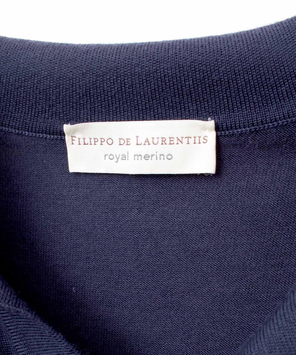 FILIPPO DE LAURENTIIS ロイヤルメリノウール ポロニット
