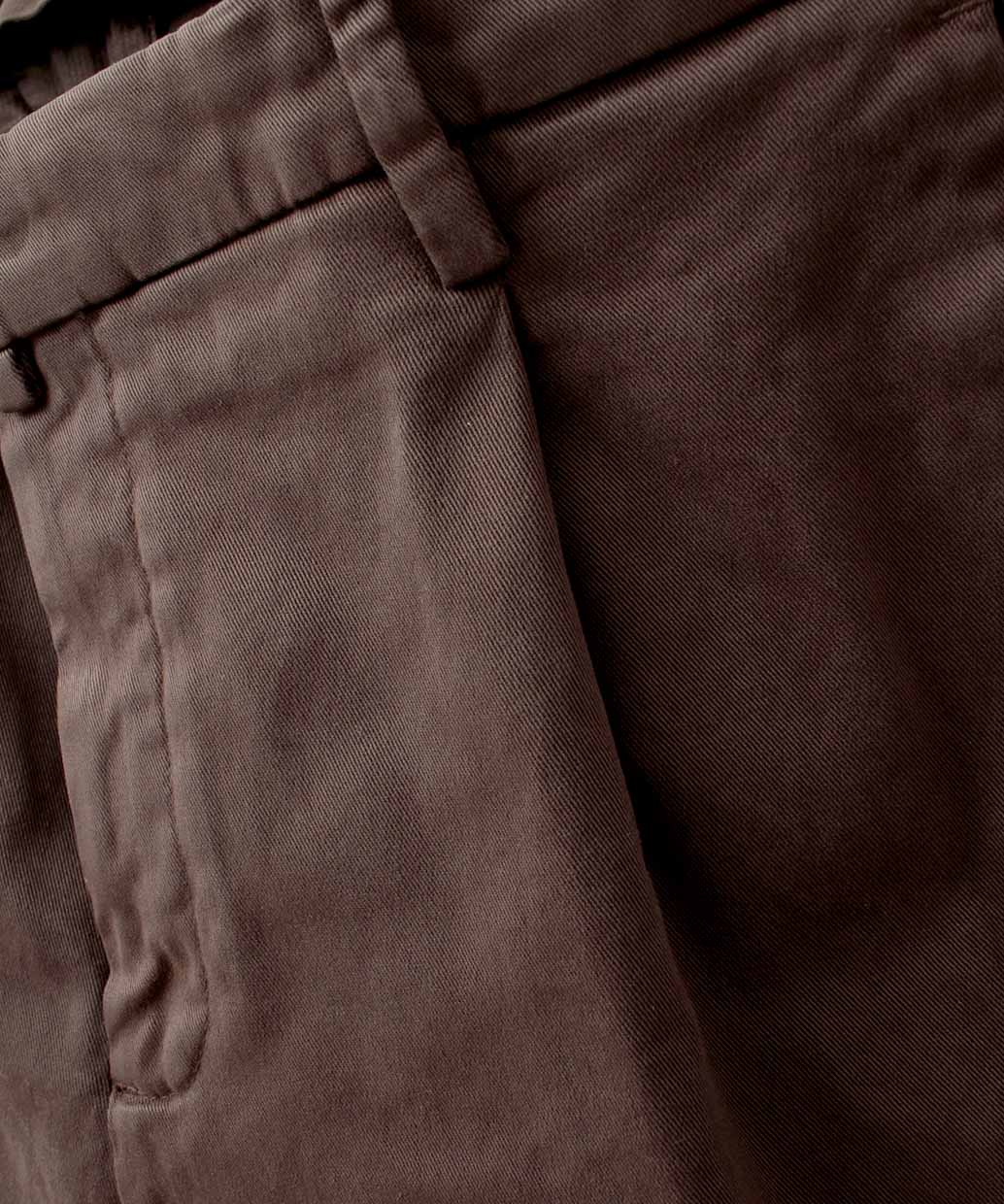 BRIGLIA 1949 BG07 コットン ストレッチ ワンプリーツ パンツ【B.R.CHANNELご紹介モデル】【干場氏モデル】