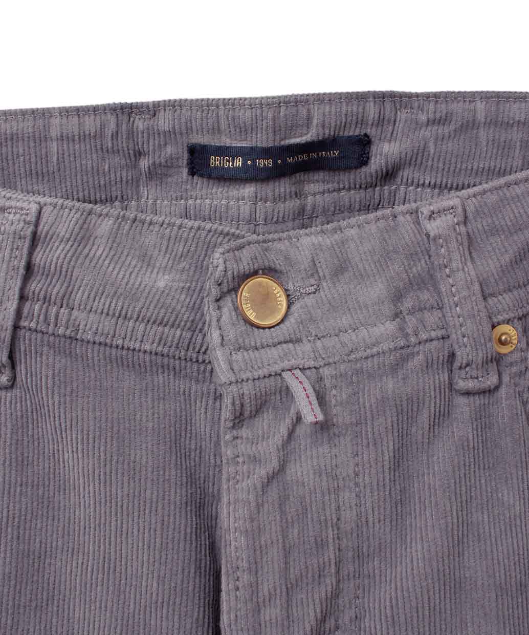 BRIGLIA 1949 RIBOT コットン コーデュロイ ストレッチ パンツ【B.R.CHANNELご紹介モデル】