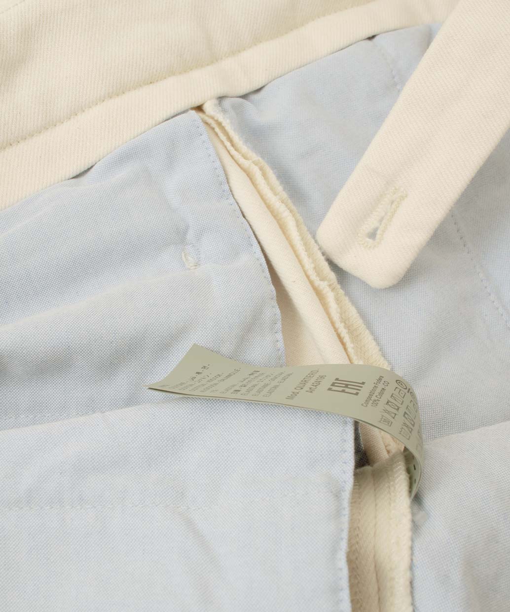 BRIGLIA 1949 QUARTIERI コットン ポリウレタン ツープリーツ パンツ