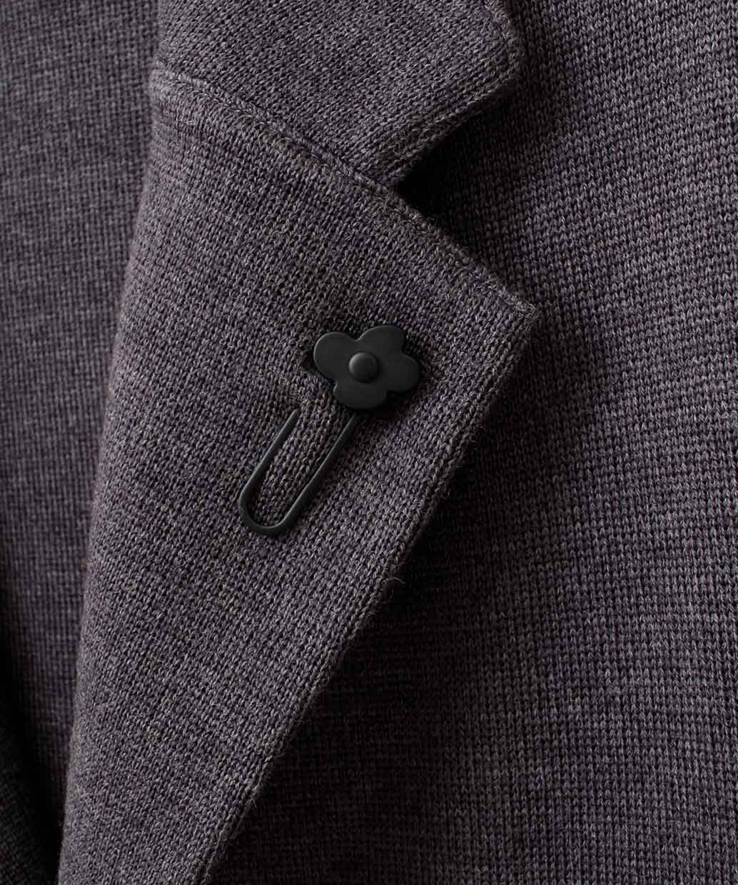 LARDINI〈ラルディーニ〉 ウール ニットジャケット