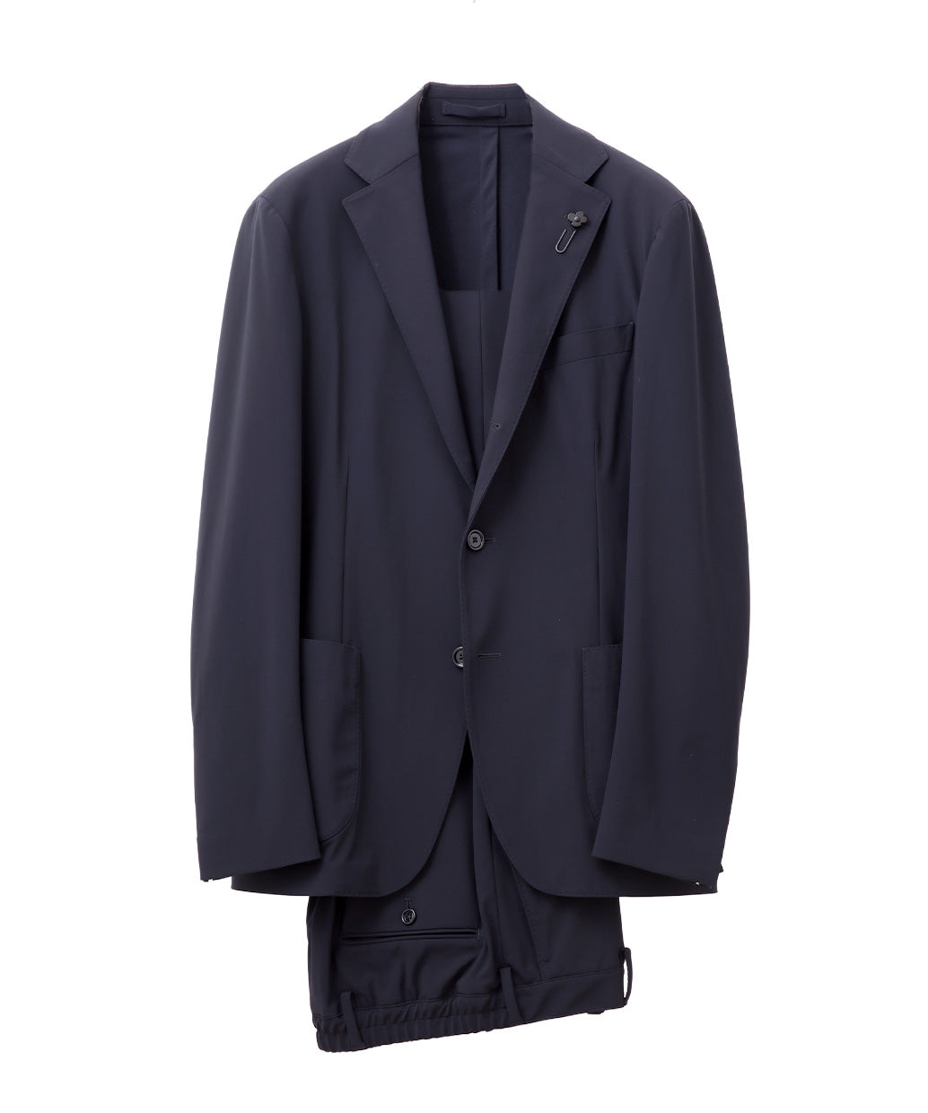 LARDINI ナイロン ポリウレタン シングル スーツ