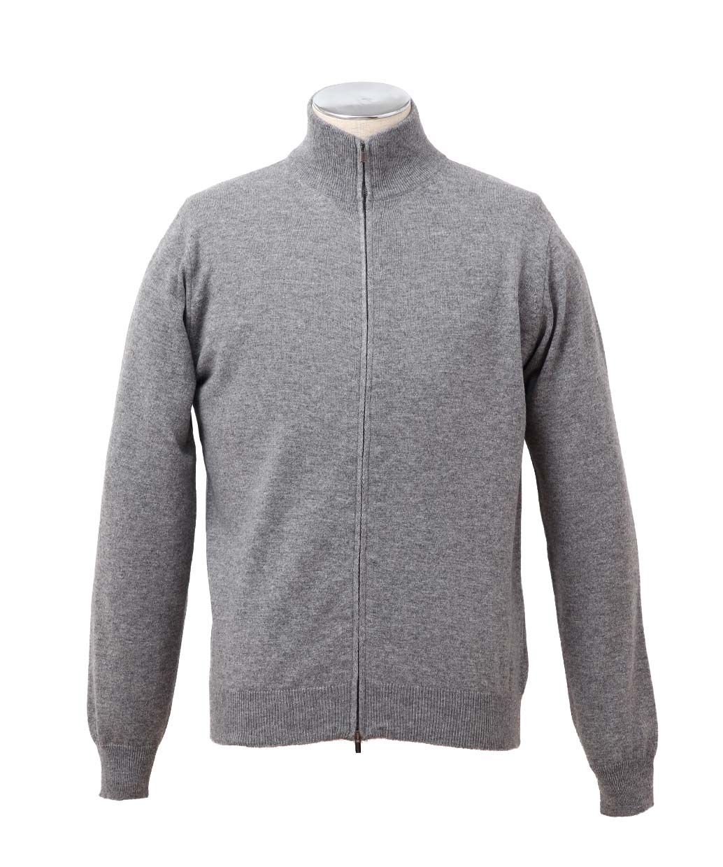 FILIPPO DE LAURENTIIS〈フィリッポ デ ローレンティス〉 ウールカシミヤ フルジップニットジャケット