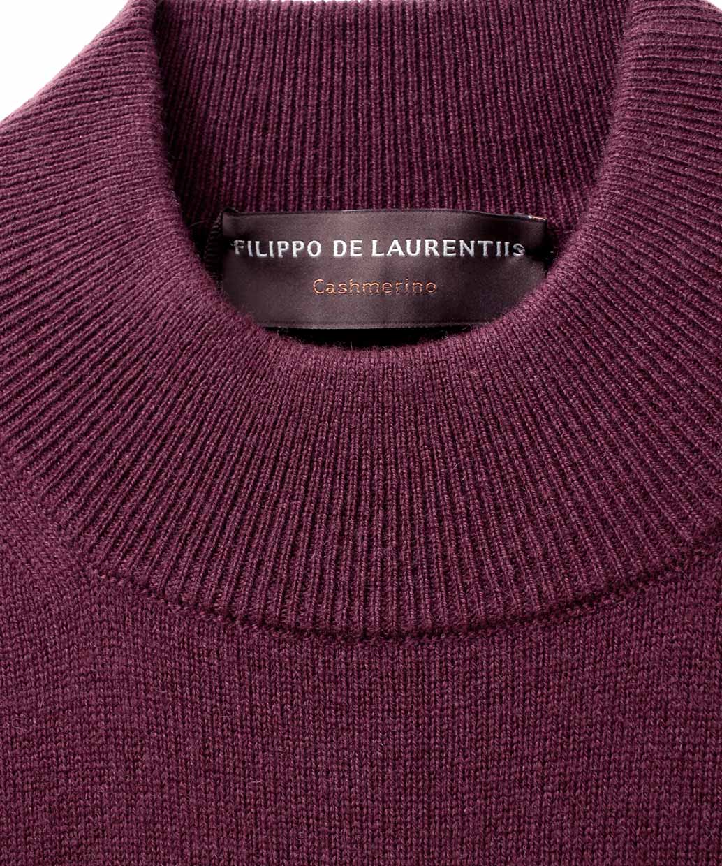 FILIPPO DE LAURENTIIS〈フィリッポ デ ローレンティス〉 ウールカシミヤ モックネック ニット