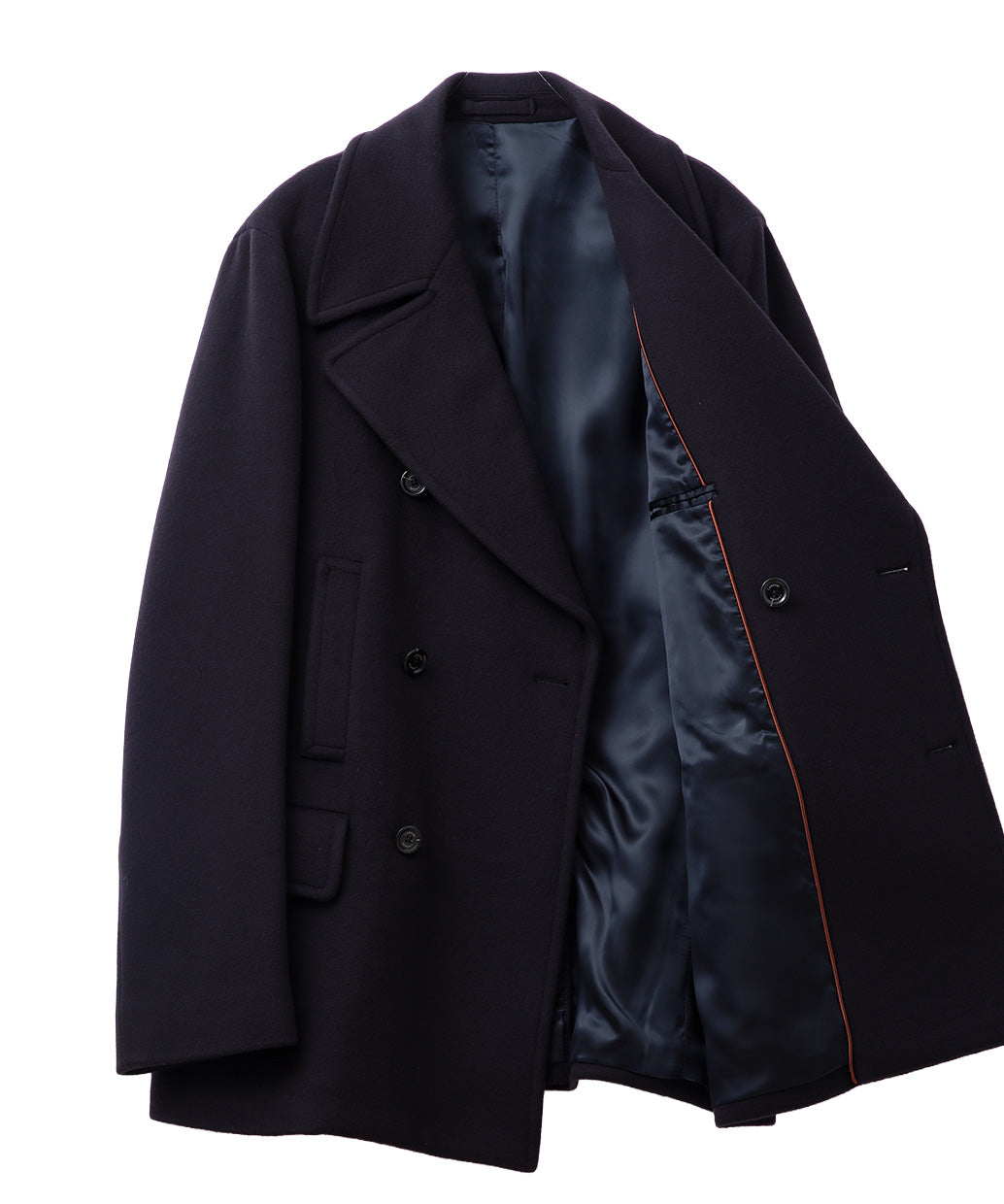 LARDINI〈ラルディーニ〉 ウールメルトン ピーコート