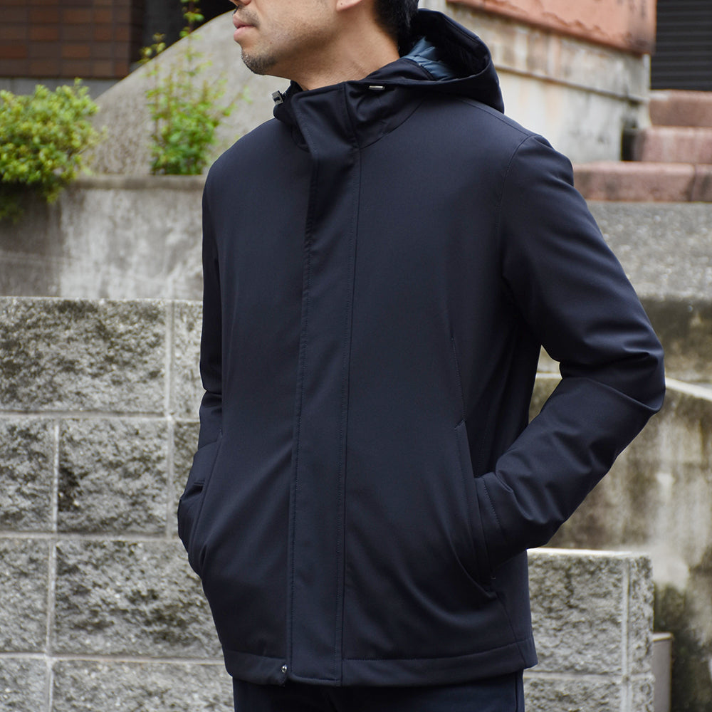 ヘルノ / LIGHTWEIGHT DIAGONAL フーデッド ダウンジャケット/PI001364U 12650