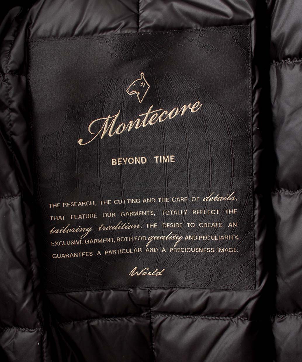 MONTECORE〈モンテコーレ〉 ダブルフロント ダウン ジャケット