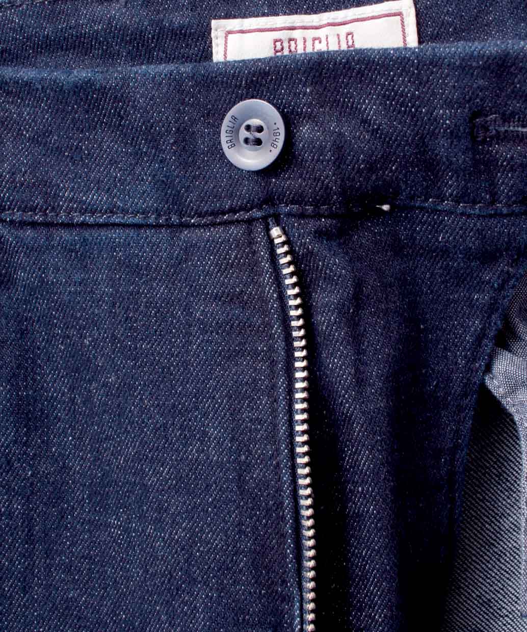 BRIGLIA 1949 BG05 コットンストレッチ デニム ノープリーツ パンツ